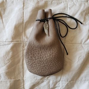 Handmade leather pouch